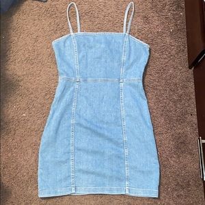 A mini dress